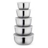 Kitchen bowl set 5 made of stainless steel incl. Lid