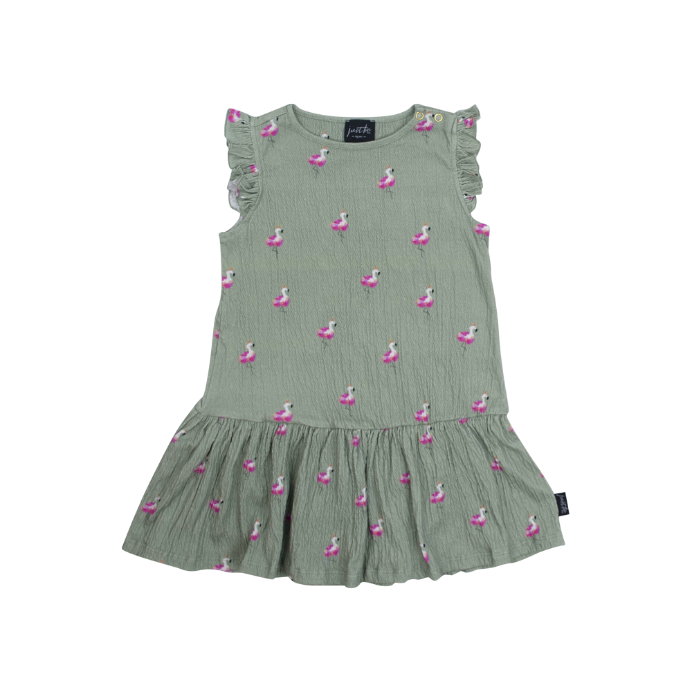 Sommerkleid Print Flamingo