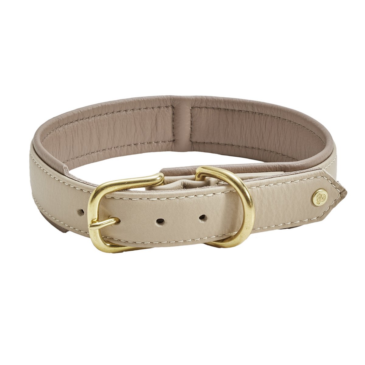 AMICI IVORY - Nappaleder Halsband
