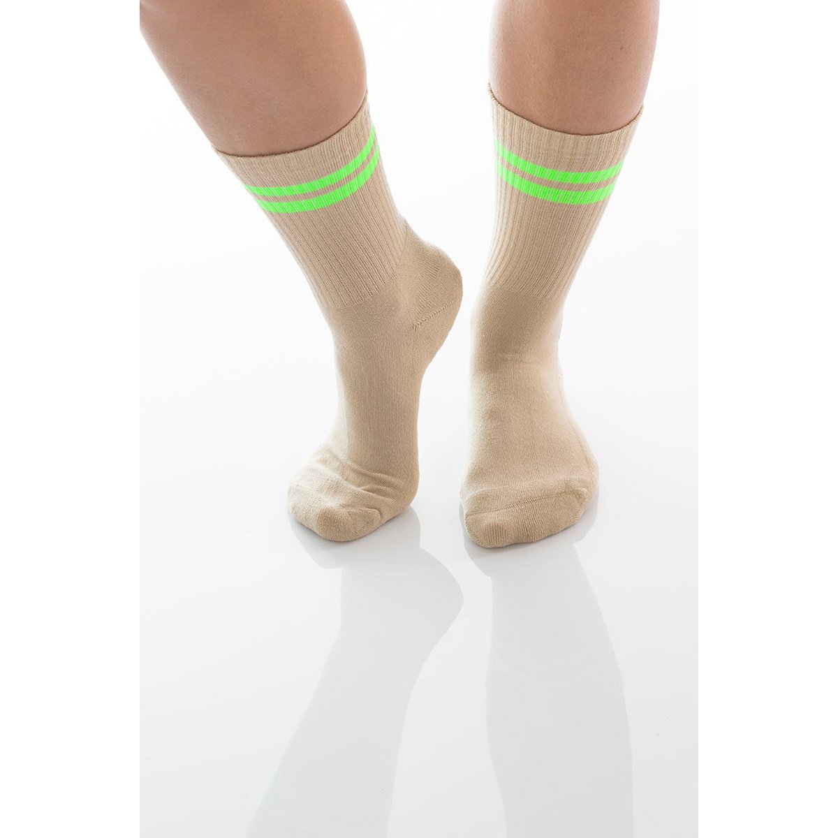 VENUS 1.0 - sand/neon grün