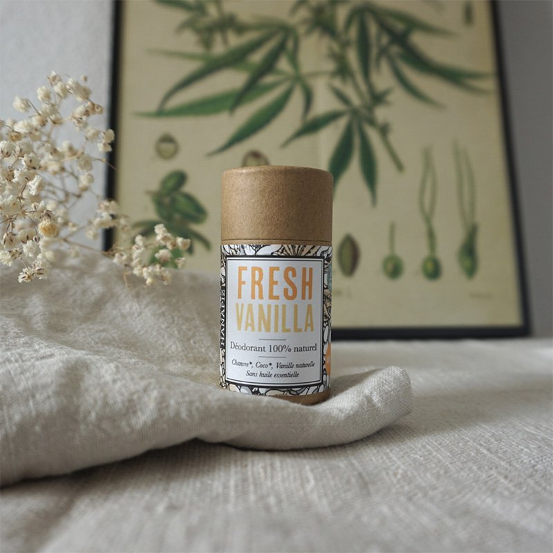 Natuurlijke Hennep Deodorant "Fresh Vanilla"