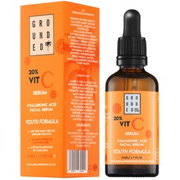 20% Vitamin C and Hyaluronic Acid Anti-Ageing Serum (50ml) - Toner with vitamin C and hyaluronic acid to reduce signs of aging and improve skin hydration.