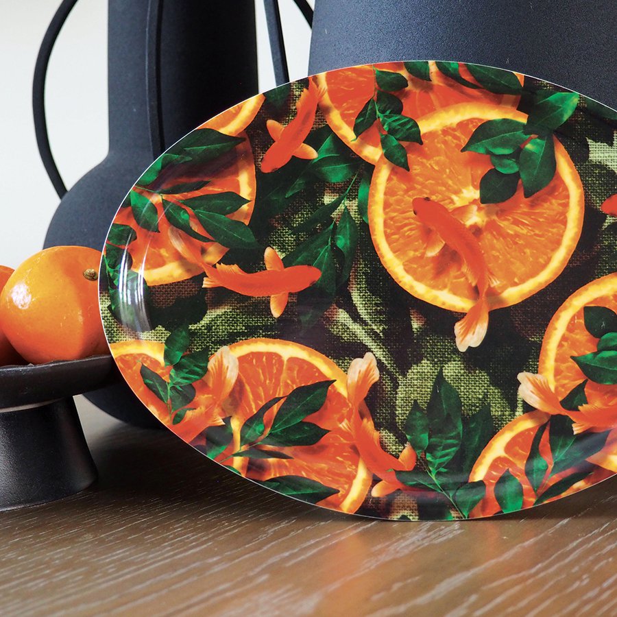 Juice oval tray