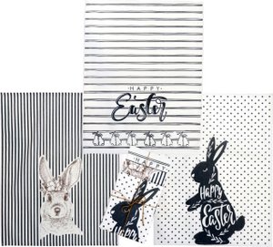 KITCHEN TOWELS HAPPY EASTER 3 PIECE SET (HOFF8942)
