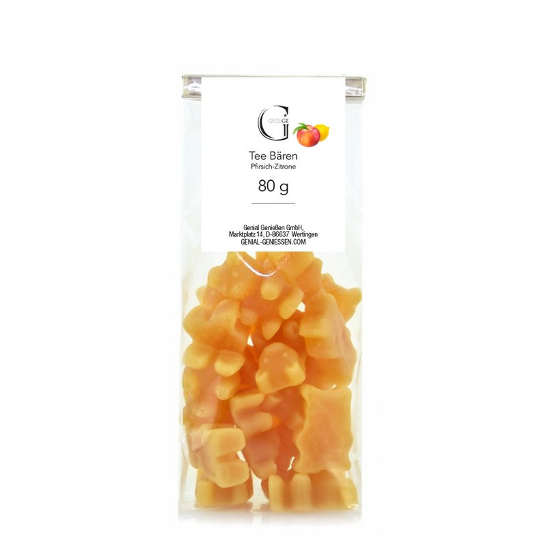 Tea Bears® – Fersken-citron 80 g