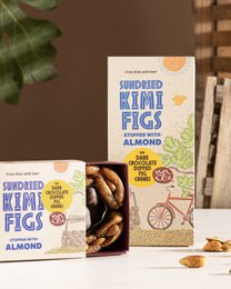 KUMILIO Premium Kími fig GIFT BOX filled with Nuts & dark Chocolate dipped 180g