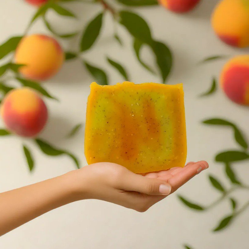 SAVON EXFOLIANT PÊCHE MARACUJA