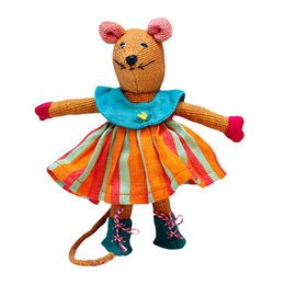 Soft toy mouse little sister