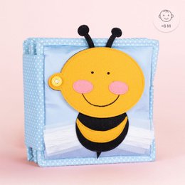 Little Bee – voelboekje met bel en spiegel vanaf 6 maanden
