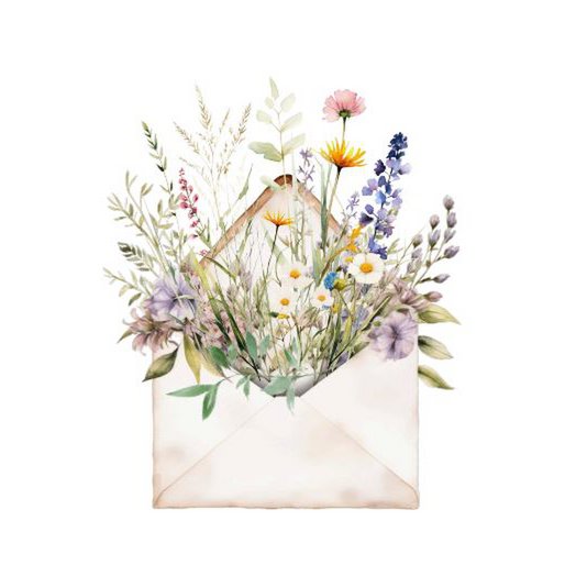 Duurzame kaart - Flower envelop