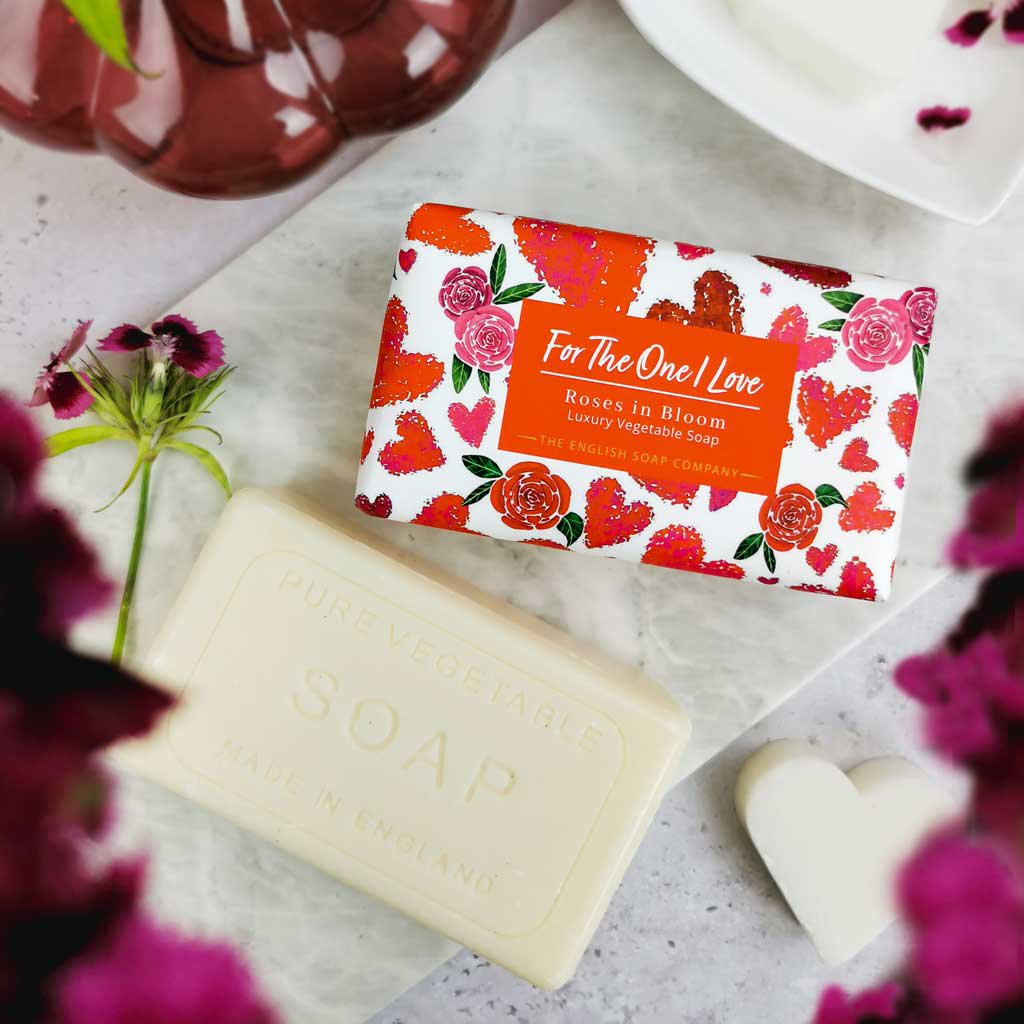 ENGLISH SOAP C° 190g zeep - For The One I Love - Roses
