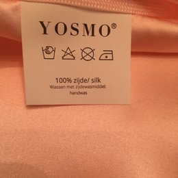 YOSMO Coletero de Seda Mediano – 100% Seda de Morera Grado 6A – Cuidado del Cabello de Lujo