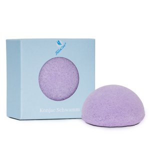 TheraCare Konjac-spons voor gezicht en lichaam - lavendel