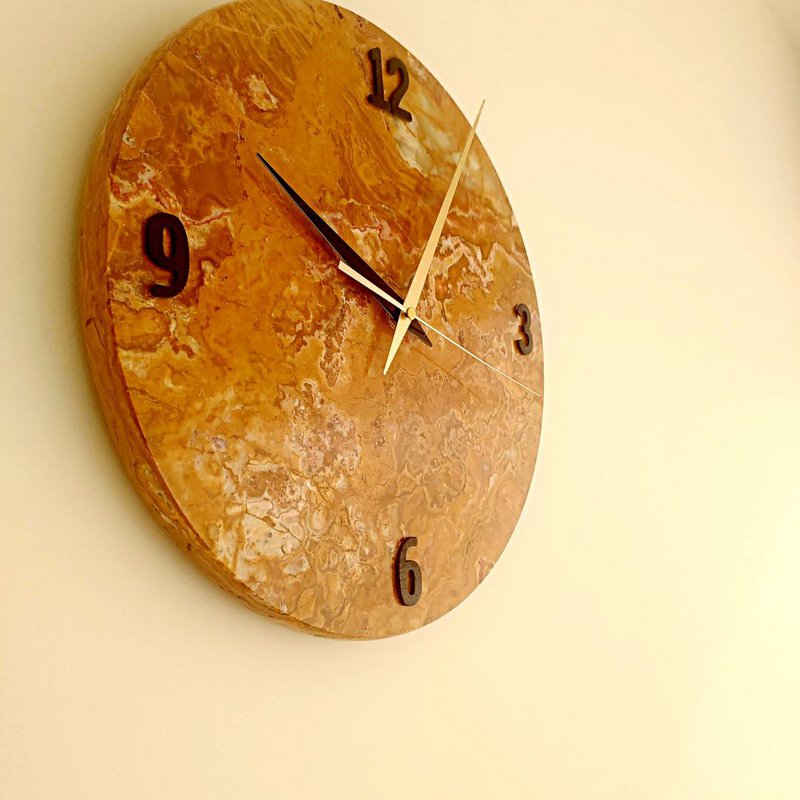Reloj de pared redondo Ónix