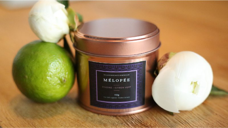 MELOPEE Peony and Lemon Candle