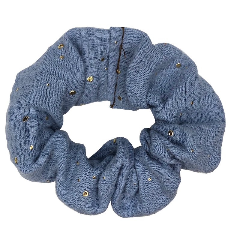 Scrunchie med en knivspids guld