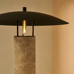 Lampada in travertino Nicola