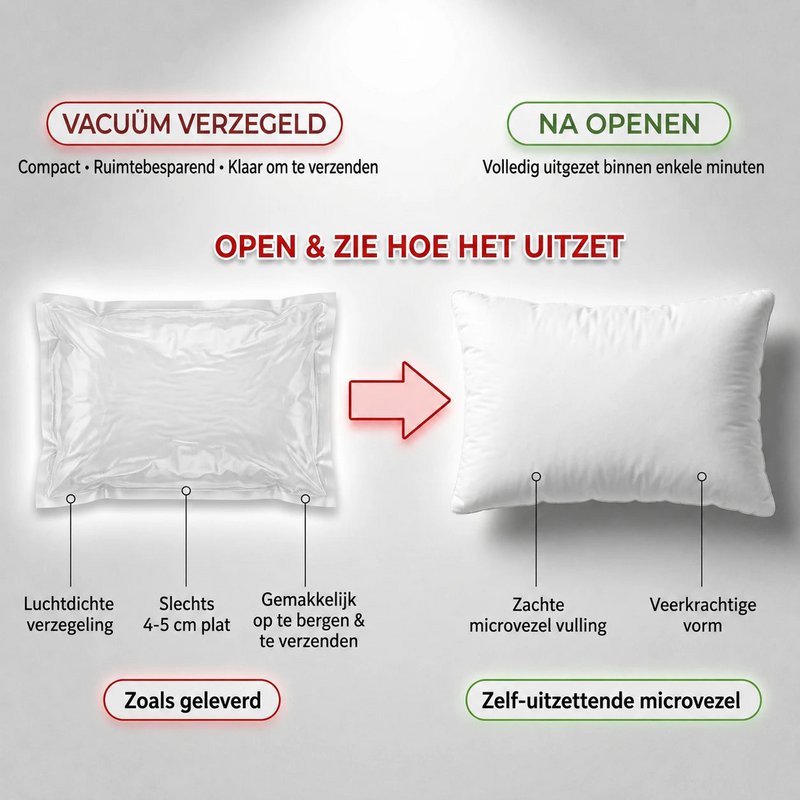 Binnenkussen all'ingrosso / Inserto per cuscino – 50x70cm – Microfibra 1500g – 100% Poliestere – Urbane Hide