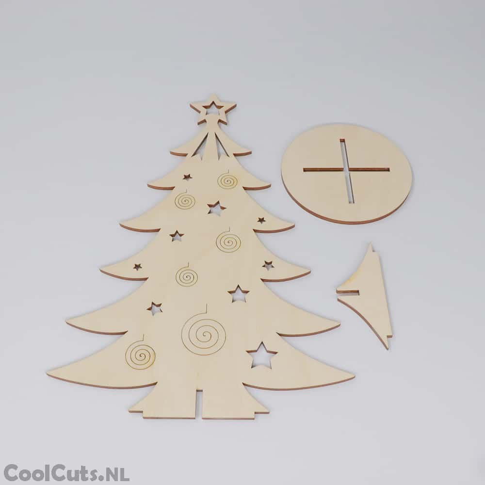 Arbre de Noël en bois CoolCuts 29cm