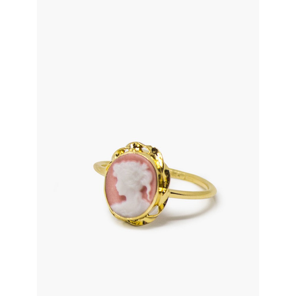 US 4 1/2 - EU 49 - UK J - ITA 9 18-Karat Gold-plated Silver