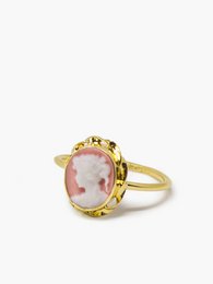 US 4 1/2 - EU 49 - UK J - ITA 9 18-Karat Gold-plated Silver