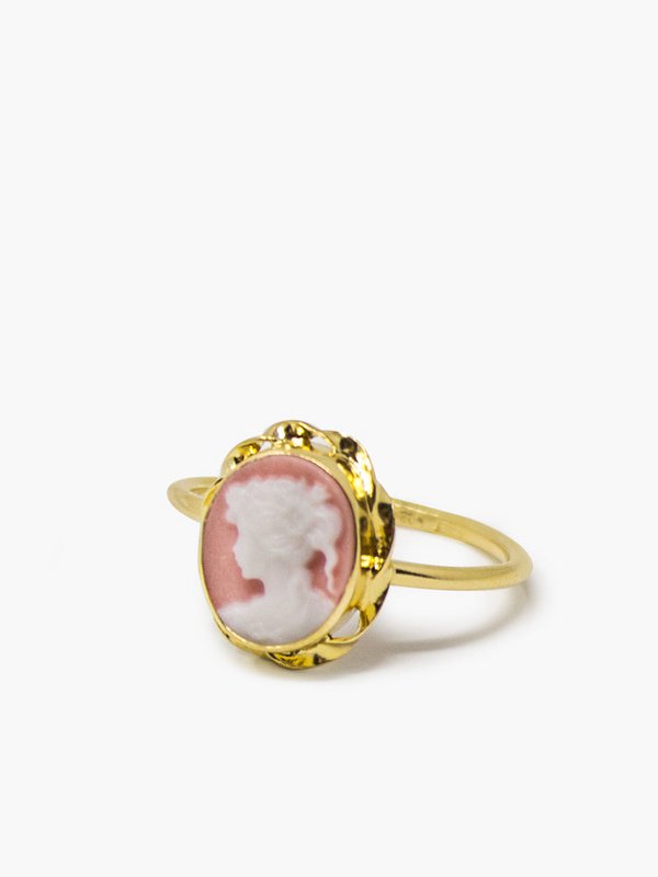 US 4 1/2 - EU 49 - UK J - ITA 9 18-Karat Gold-plated Silver