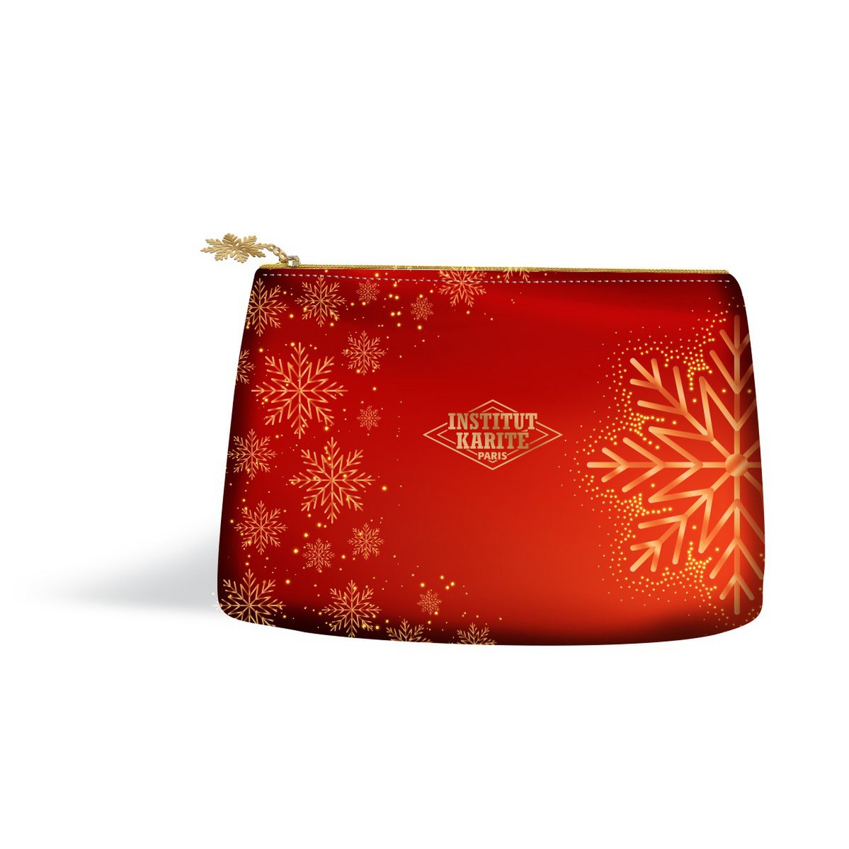 Red Christmas Velvet Pencil Case
