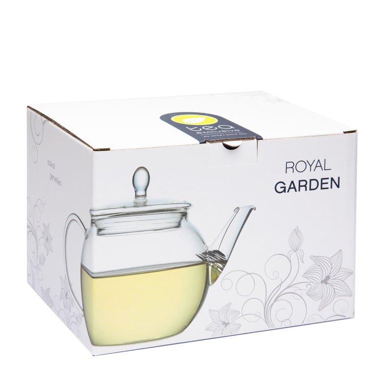 Theepot "koninklijke tuin" van glas, 0,7l