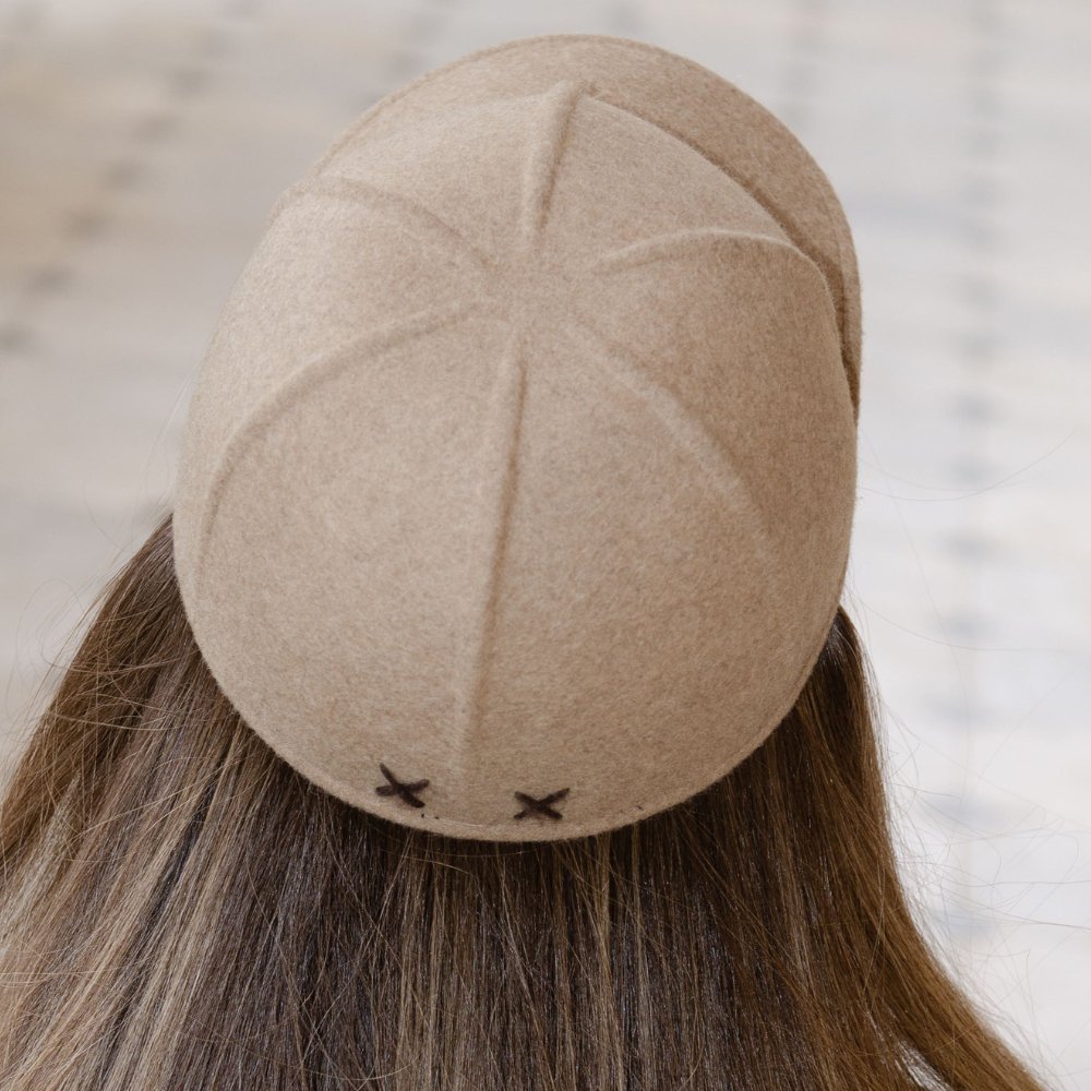 CASQUETTE en feutre de laine mixte