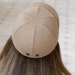 CASQUETTE en feutre de laine mixte