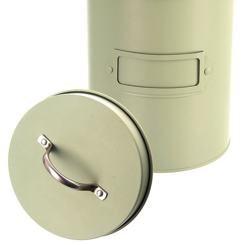 Storage Container Metal Green GREENISH 3.3 l