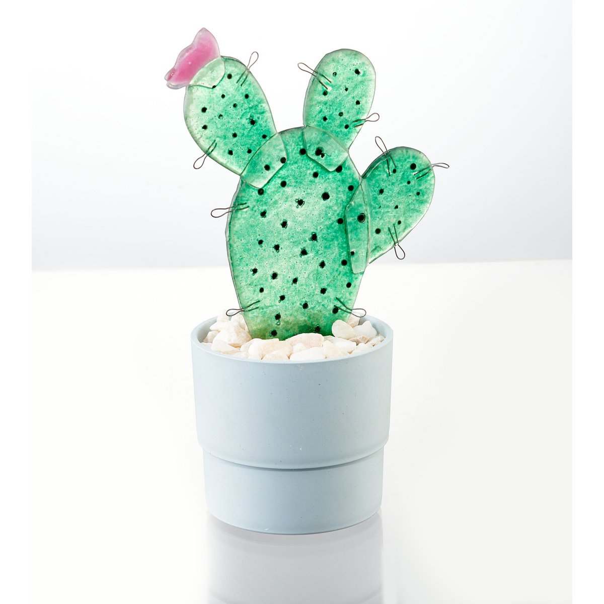 Tropical Cactus  Small 12x19x30 Green
