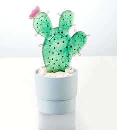 Tropical Cactus  Small 12x19x30 Green