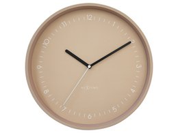 Zegar ścienny NeXtime Berlin 30 cm różowy