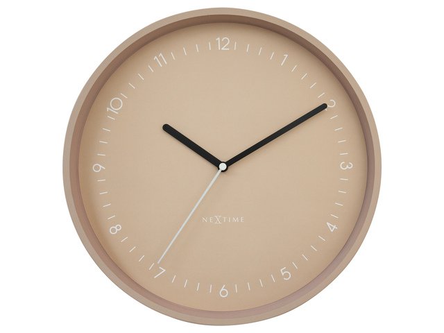 Zegar ścienny NeXtime Berlin 30 cm różowy