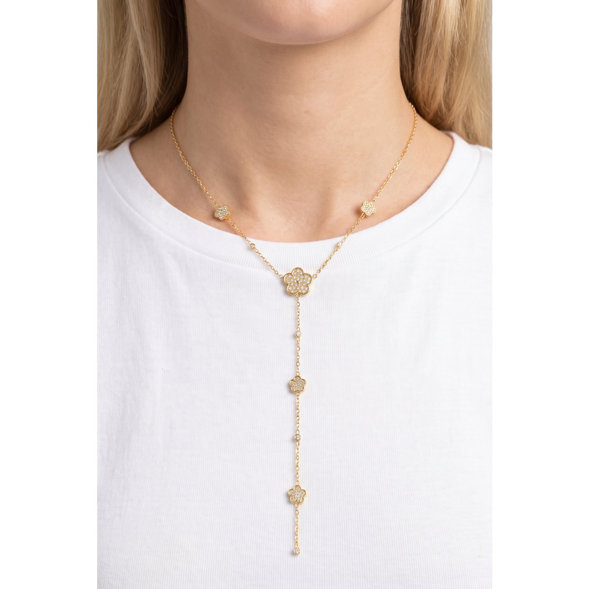 Collier Y en acier inoxydable