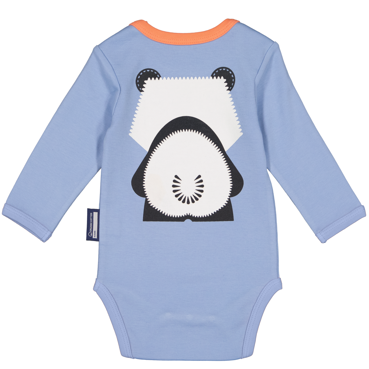 Long Sleeve Bodysuit & Bib Set | Organic cotton |Panda | Birth gift