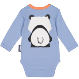 Long Sleeve Bodysuit & Bib Set | Organic cotton |Panda | Birth gift