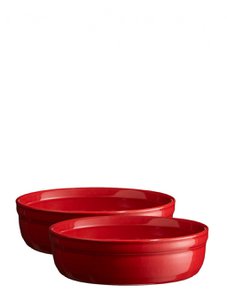 Emile Henry Crème brûlée dish set 2 pieces