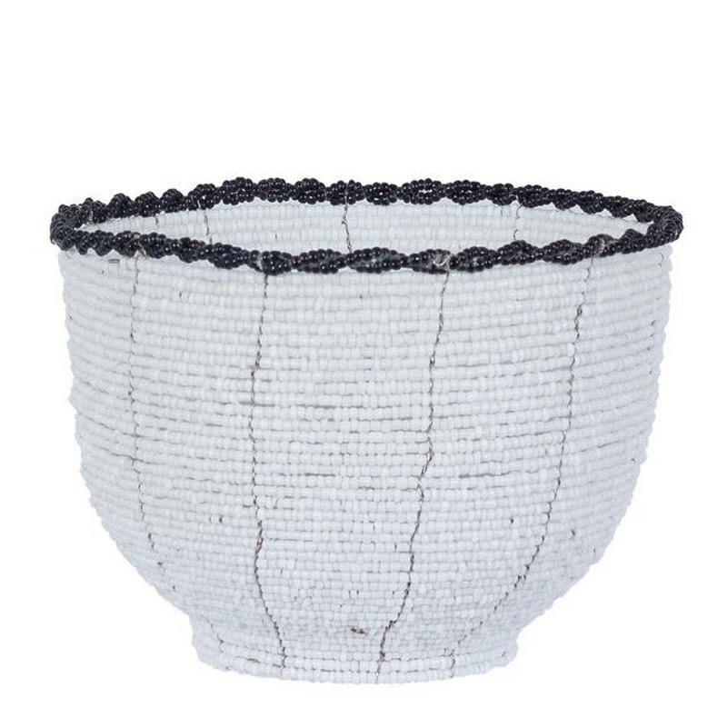 Petit pot Lyl blanc et noir