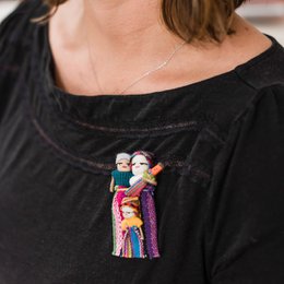 Guatemala Family Brooch