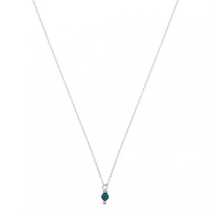 Aquarius zodiac sign gemstone necklace