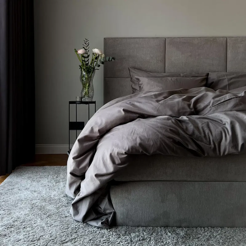Taupe 500tc Sateen 2 Pudebetræk sager
