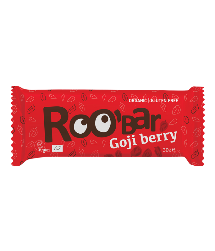 Goji Berry Bar, organic, Roobar, 30g