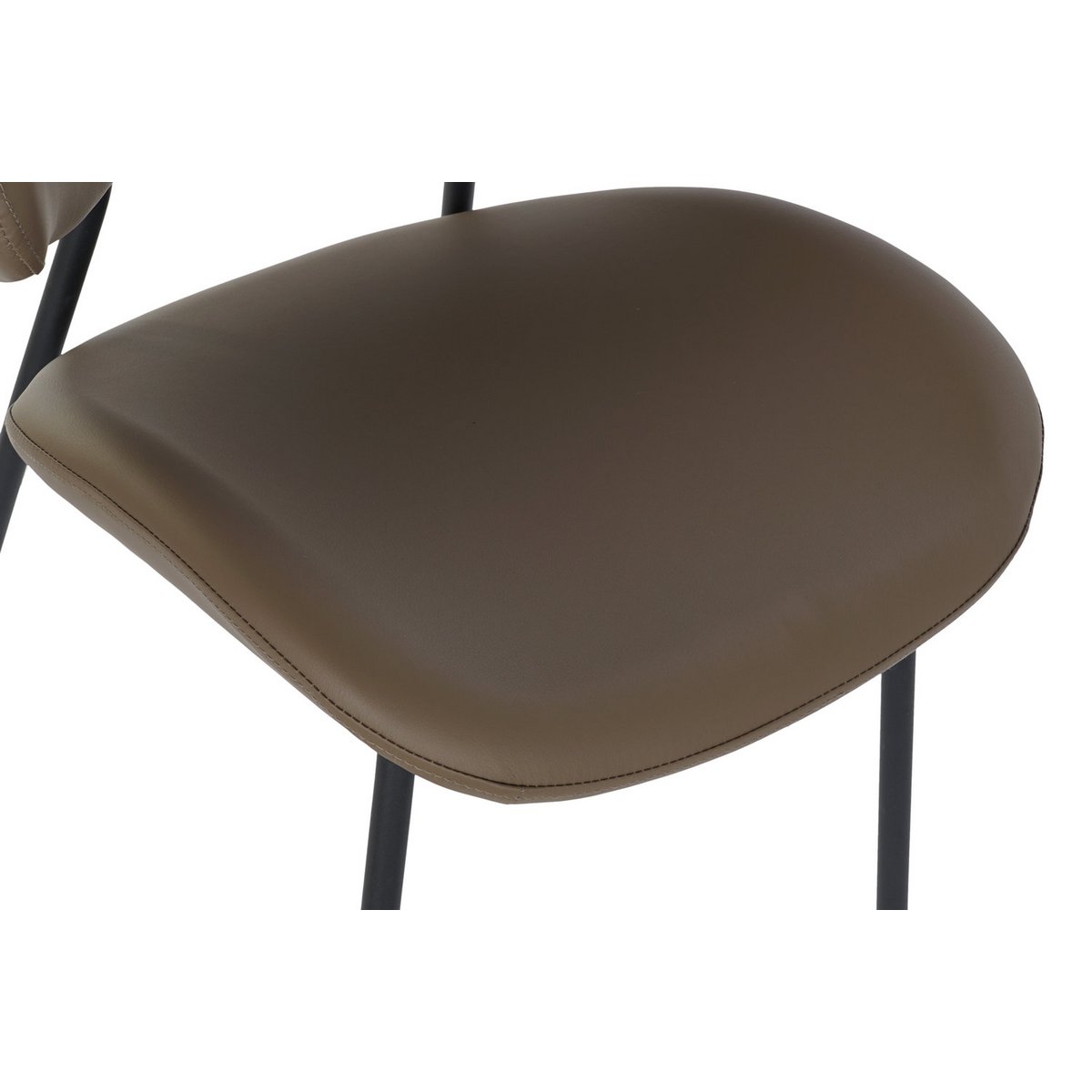 PU METALEN STOEL 57X57X77 CAMEL MB180375