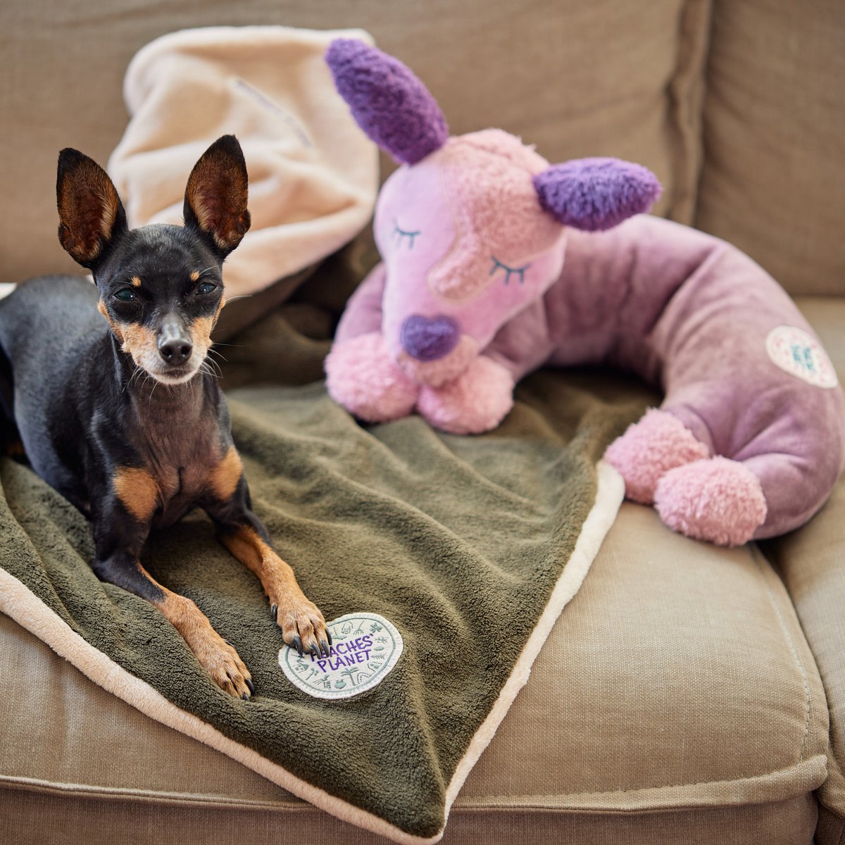 PEACHES' PLANET Sleepy Peaches Purple Dreams Hundespielzeug