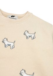 Tuta da bambino Terrier bianco