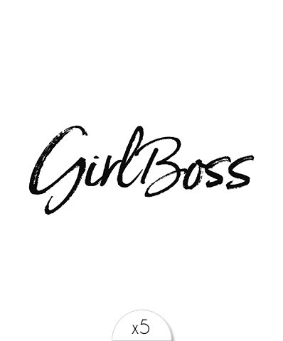 Midlertidig tatovering: Girlboss