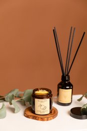 EDIZIONE LIMITATA - Candela d'atmosfera CHOCOLATE KISS - Mini in vetro marrone