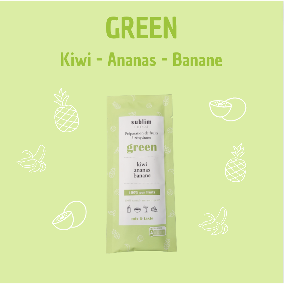 SINGLE Green - 100% czysty preparat owocowy do nawodnienia